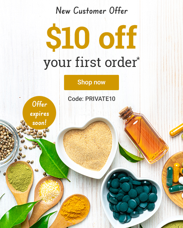 New Customer Offer: $10 off your first order – code PRIVATE10*